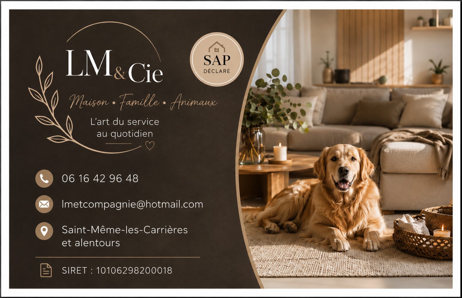 Services aux particuliers et professionnels